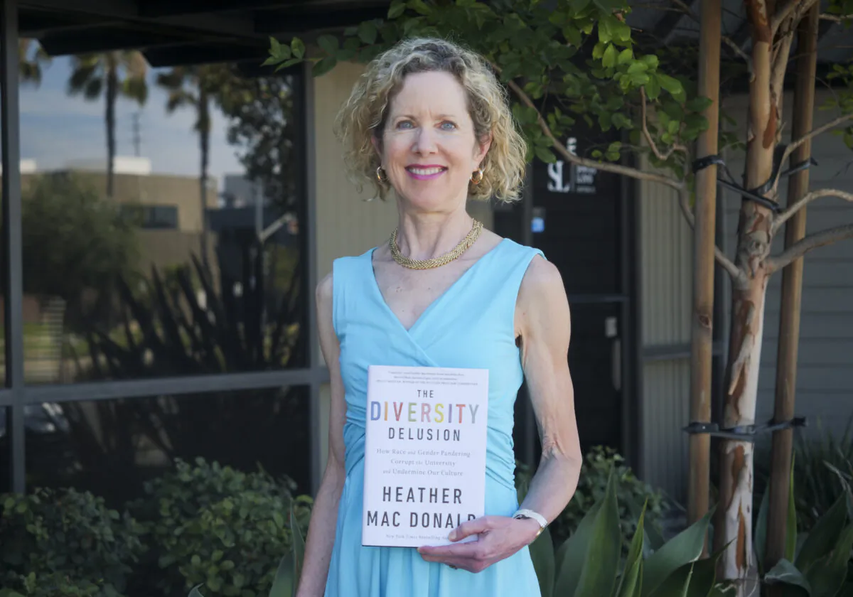 Manhattan Institute fellow Heather Mac Donald, author of "The Diversity Delusion," in Irvine, Calif., on July 28, 2019. (Ke Yuan/The Epoch Times)