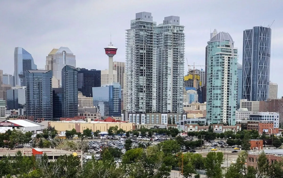 The Calgary skyline in a file photo. (The Canadian Press/Jeff McIntosh)
