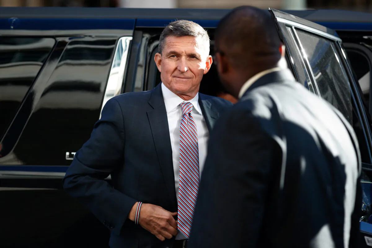 President Donald Trump's former national security adviser Michael Flynn arrives at federal court in Washington on Dec. 18, 2018. (Carolyn Kaster/AP Photo)