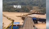 Unfinished Multi-Million Dollar Bridge Swept Away by Flood in China