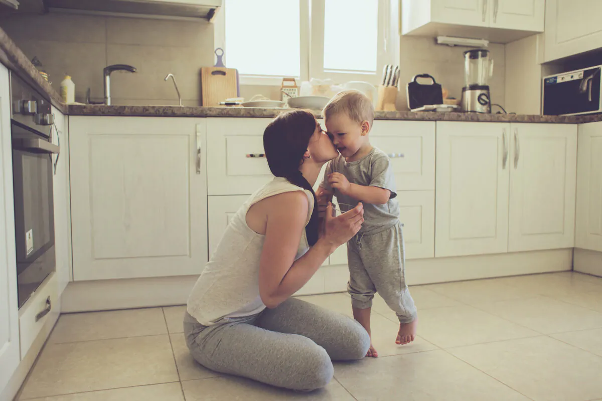 Research strongly suggests that having a single caretaker at home during children's first two or three years of life is beneficial to their development. (Alena Ozerova/Shutterstock)