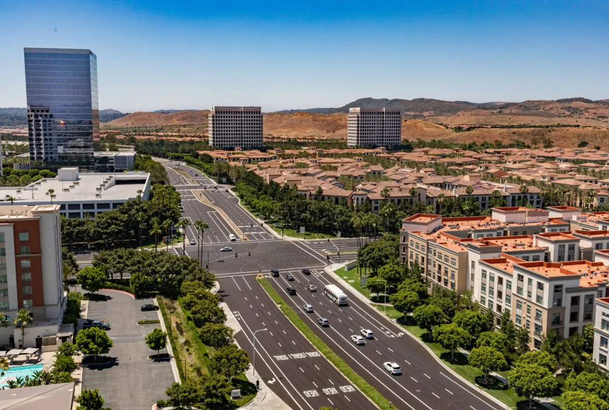 A view of Irvine, in Orange County, Calif., on June 26, 2020. (John Fredricks/The Epoch Times)
