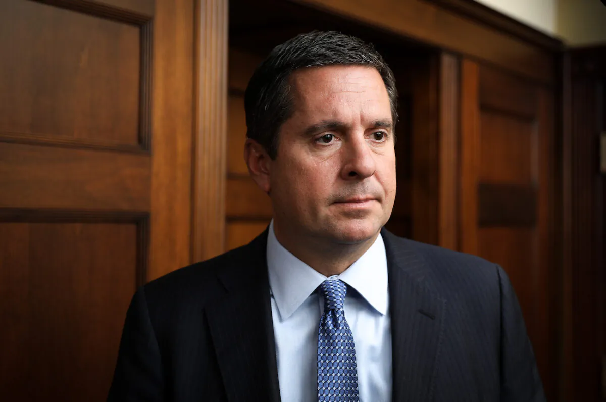 Then Rep. Devin Nunes (R-Calif.) on Capitol Hill on Oct. 28, 2019. (Samira Bouaou/The Epoch Times)