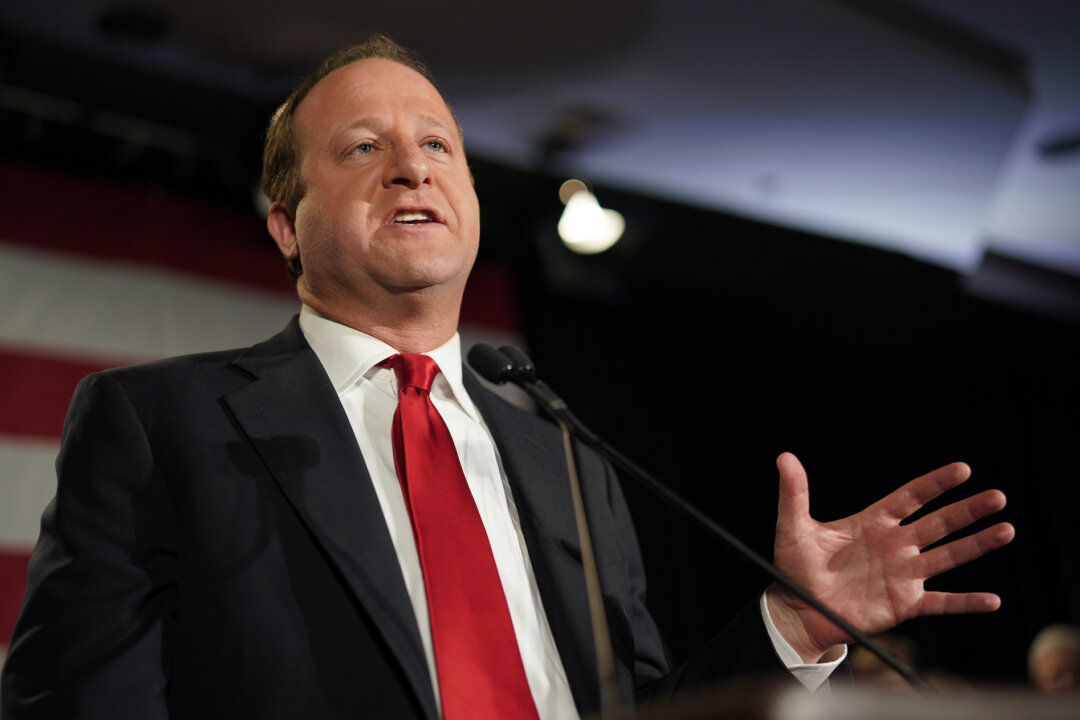 Colorado Gov. Jared Polis, then-governor-elect, speaks at rally in Denver, Colo., on Nov. 6, 2018. (Rick T. Wilking/Getty Images)