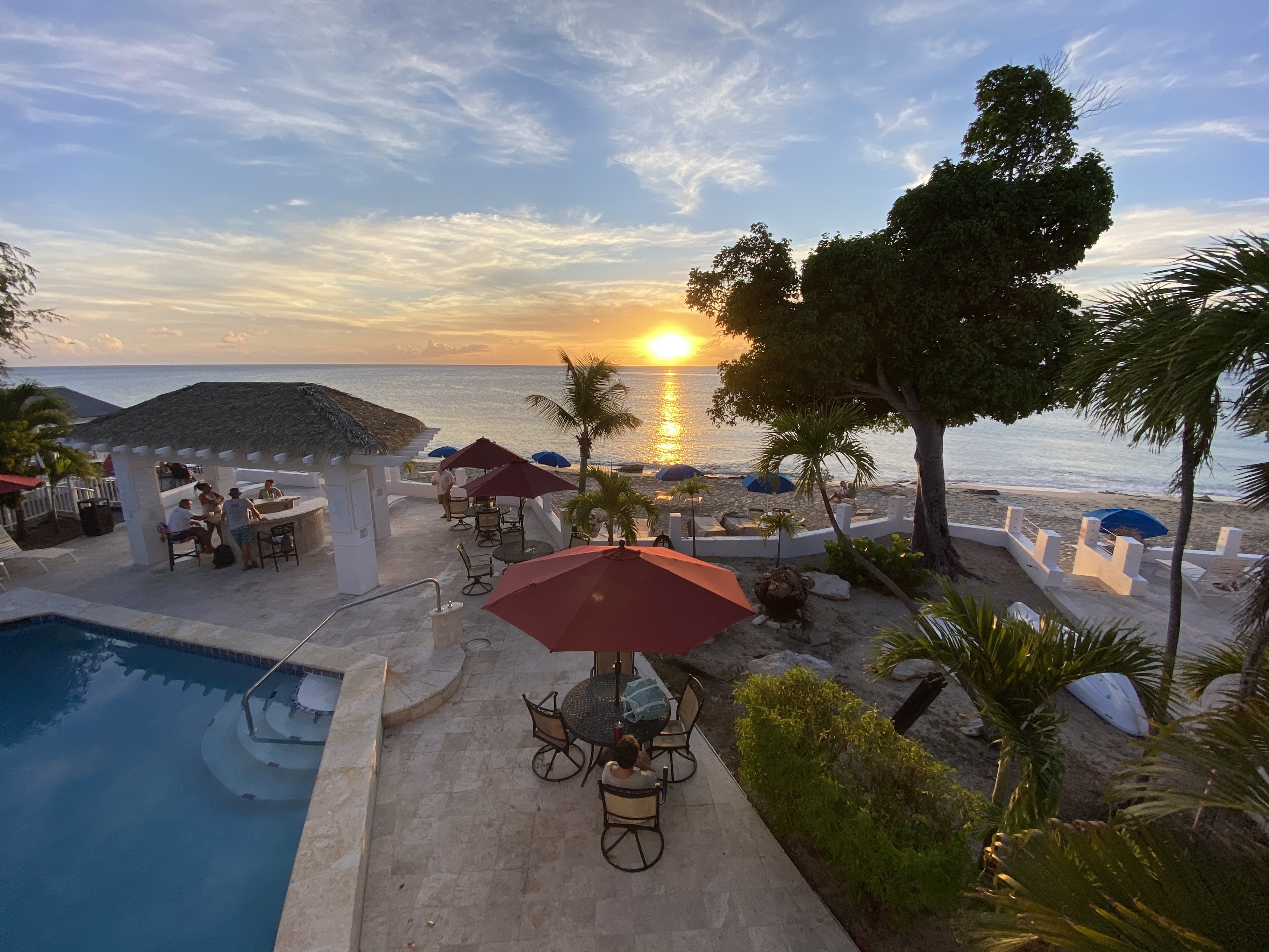 Sunset view from Sand Castle
