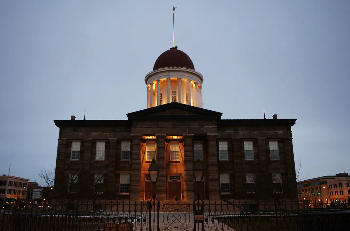 The Illinois State Capitol building is seen in Springfield, Ill., on Feb. 9, 2007. (Mark Wilson/Getty Images)