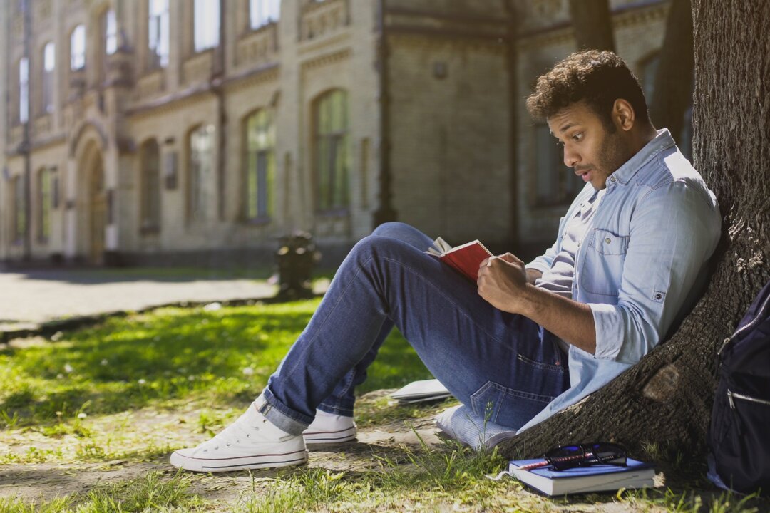 Reading about a darker future can tune us into the risks facing us today. (Motortion Films/Shutterstock)