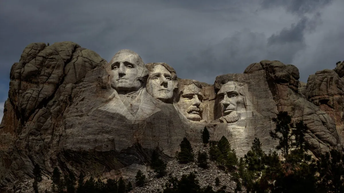 The Mount Rushmore National Memorial in Keystone, S.D., in an April 23, 2020, file photograph. (Kerem Yucel/AFP via Getty Images)