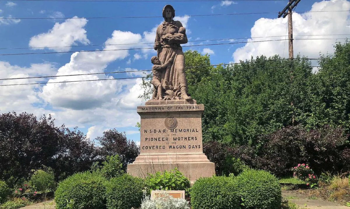 The monument Madonna of the Trail. (Salena Zito)