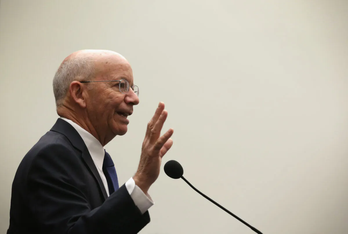 Rep. Peter DeFazio (D-Ore.) at Rayburn House Office Building on Capitol Hill in Washington on May 14, 2015. (Alex Wong/Getty Images)