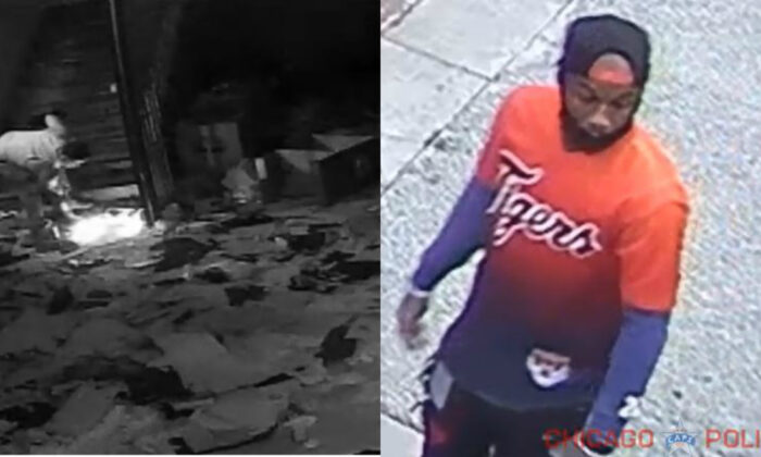 Suspects in two arsons set in Chicago from May 30 to June 3, 2020. (Chicago Police Department)