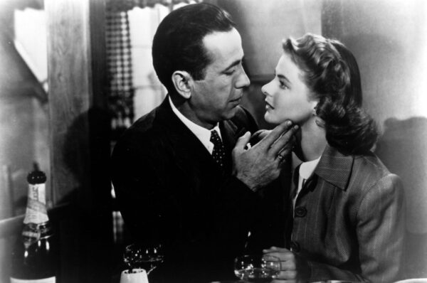 man and woman in "Casablanca"