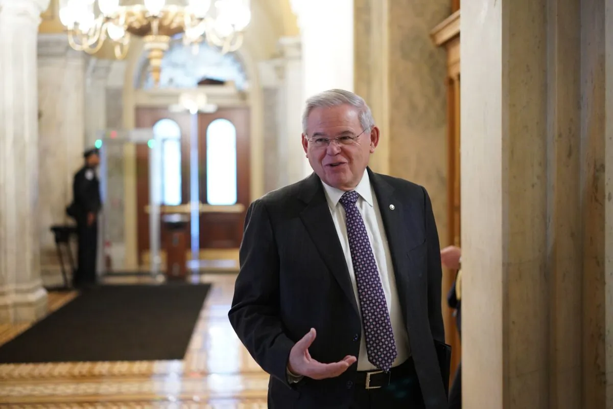 Senator Bob Menendez (D-NJ) on Capitol Hill on Jan. 30, 2020. (MANDEL NGAN/AFP via Getty Images)