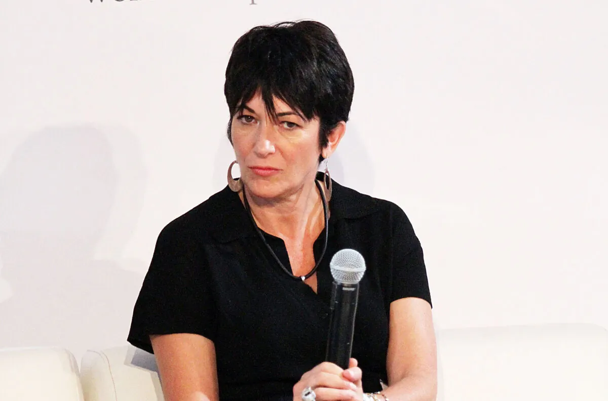 Ghislaine Maxwell attends day 1 of the 4th Annual WIE Symposium at Center 548 in New York City, on Sept. 20, 2013. (Laura Cavanaugh/Getty Images)