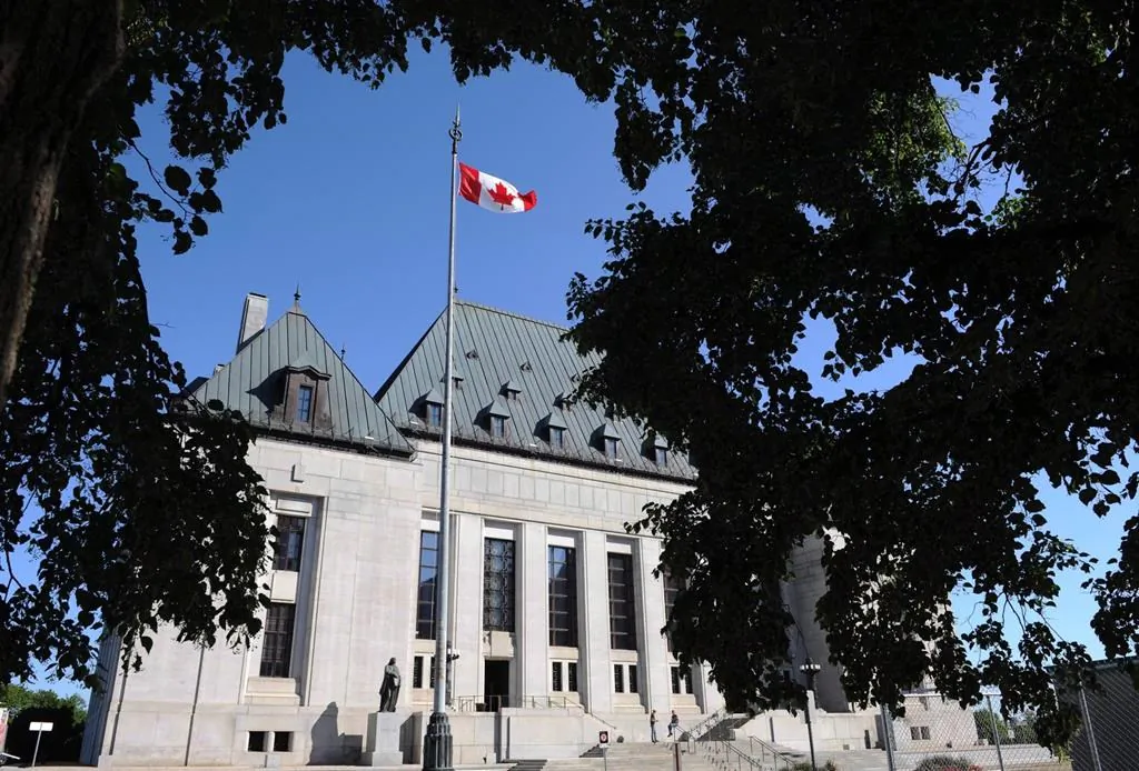 The Supreme Court of Canada is shown in Ottawa in this file photo.(The Canadian Press/Sean Kilpatrick)