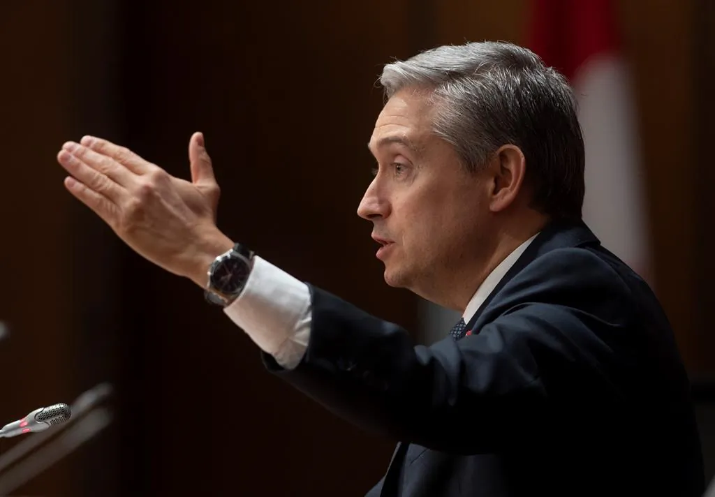Foreign Affairs Minister Francois−Philippe Champagne. (The Canadian Press)
