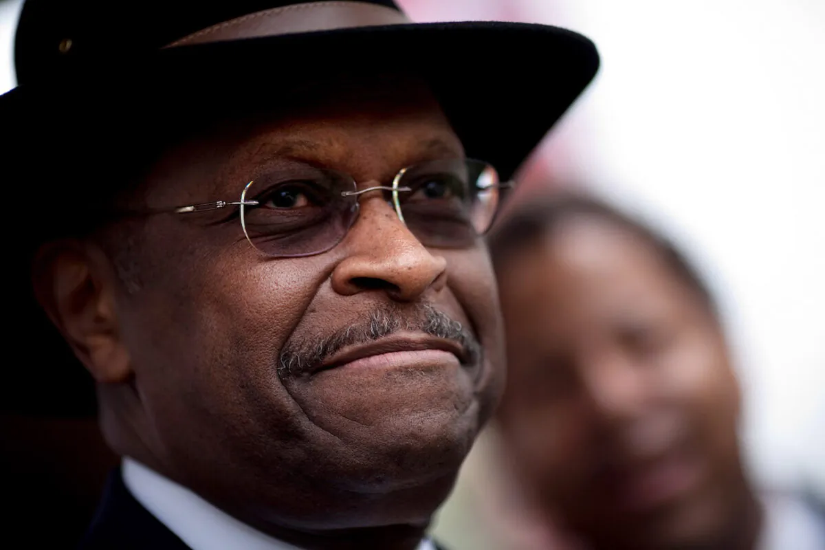 Herman Cain in Washington on March 24, 2012. (Allison Shelley/Getty Images)