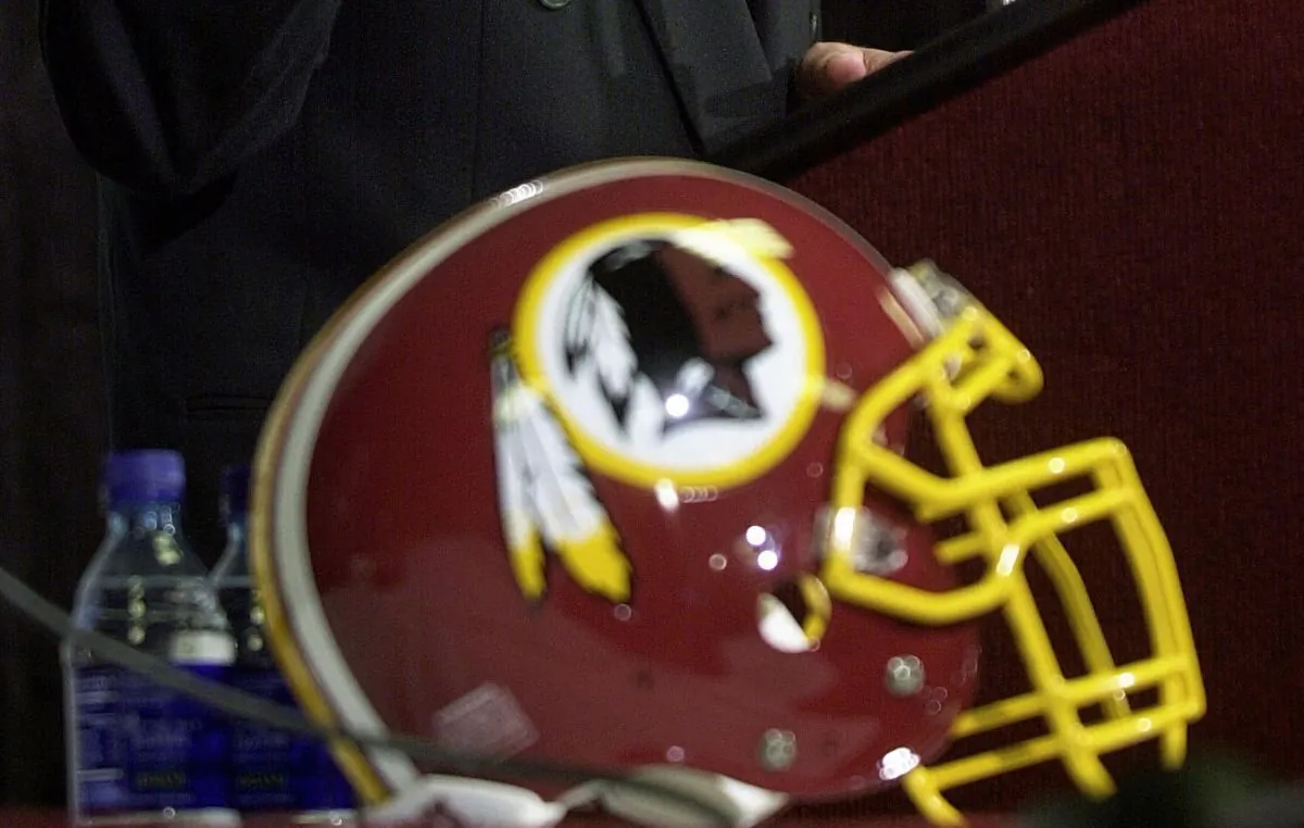 The Washington Redskins logo in a file photo. (Shawn Thew/AFP/Getty Images)