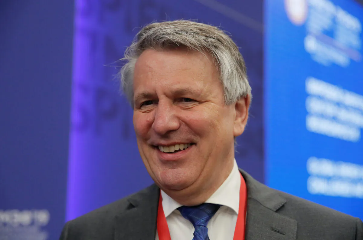 Chief Executive Officer of Royal Dutch Shell Ben van Beurden attends a session of the St. Petersburg International Economic Forum in Russia on June 7, 2019. (Maxim Shemetov/Reuters)