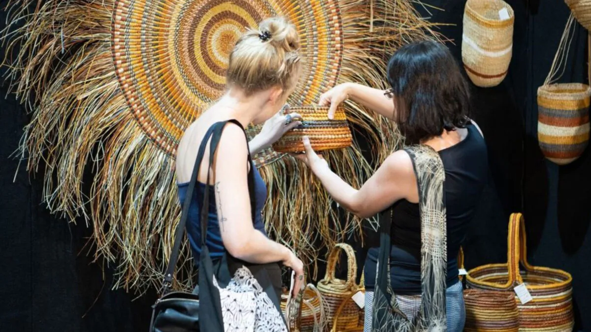 2019 Darwin Aboriginal Art Fair. (Dylan Buckee)