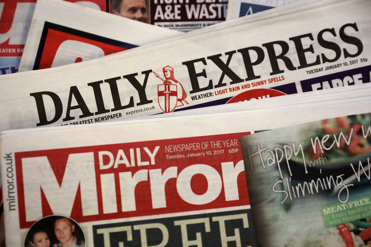 Daily Mirror Daily Express London
