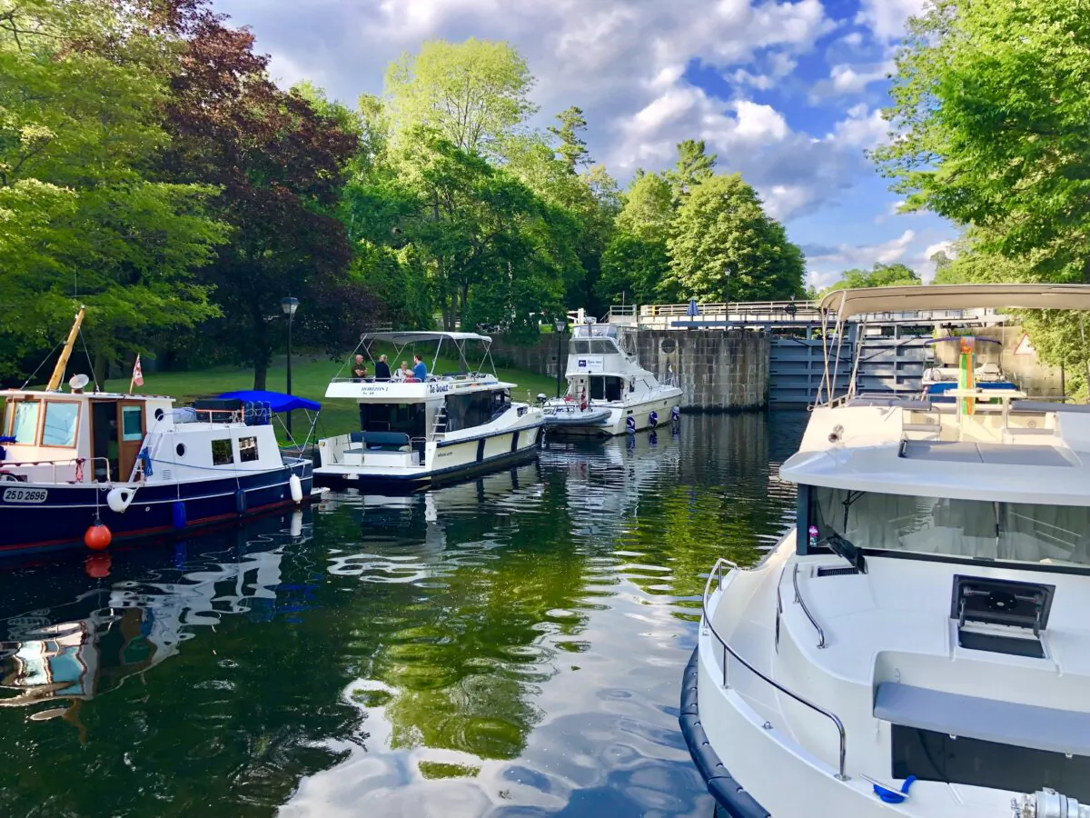 Tied up for the night at Chaffey’s Lock. (Tim Johnson)