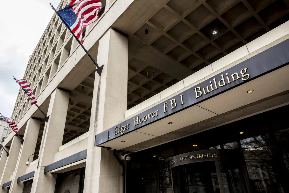 FBI headquarters in Washington on March 8, 2018. (Samira Bouaou/The Epoch Times)