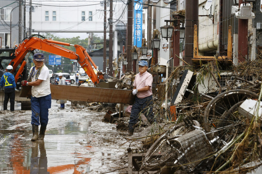 Heavy Rain Hits Scenic Central Japan, More Damage in South