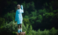 Melania Trump Statue in Slovenia Set on Fire