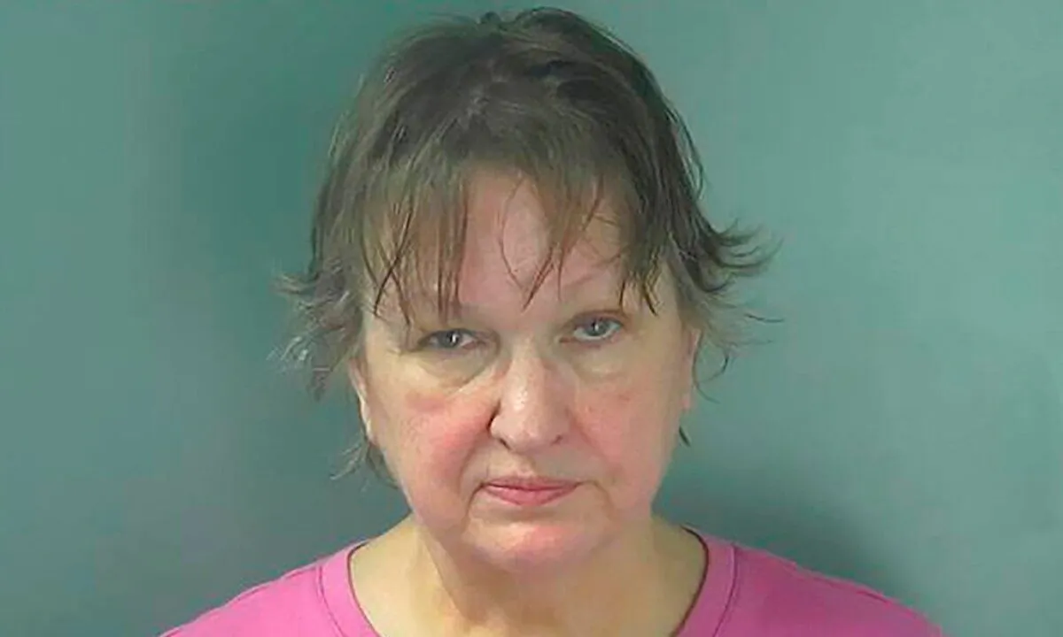This photo provided by the Monroe County Correctional Center in Bloomington, Ind., shows Christi Bennett on July 9, 2020. (Monroe County Correctional Center via AP) 