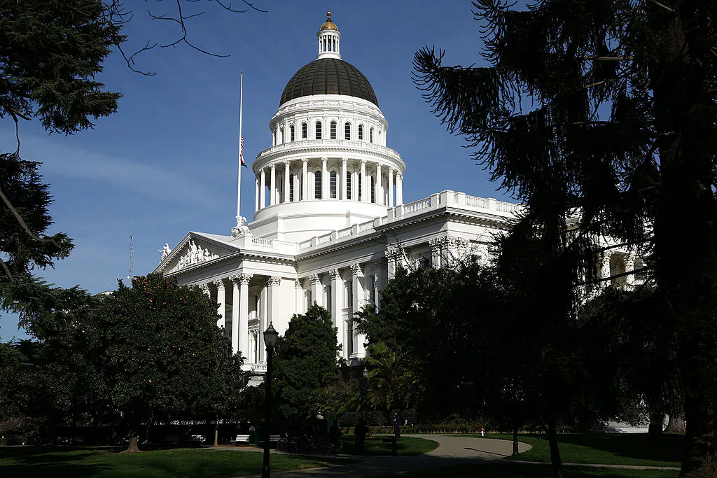 A view of the California State Capitol in Sacramento, Calif., on Feb. 19, 2009. (Justin Sullivan/Getty Images)