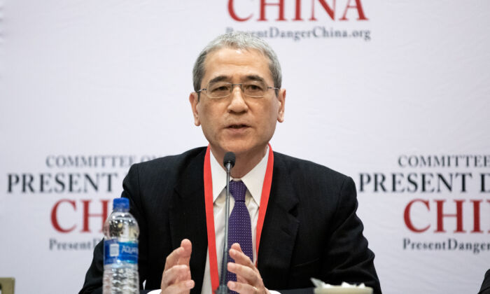 Political commentator and China analyst Gordon Chang speaks during a discussion hosted by The Committee on the Present Danger: China, at the CPAC convention in National Harbor, Md., on Feb. 27, 2020. (Samira Bouaou/The Epoch Times)