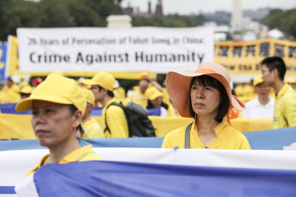 falun gong rally