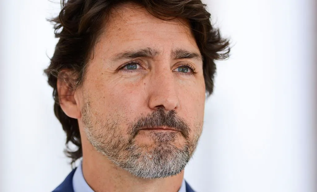 Prime Minister Justin Trudeau holds a press conference at Rideau Cottage in Ottawa on July 13, 2020. (Sean Kilpatrick/The Canadian Press)