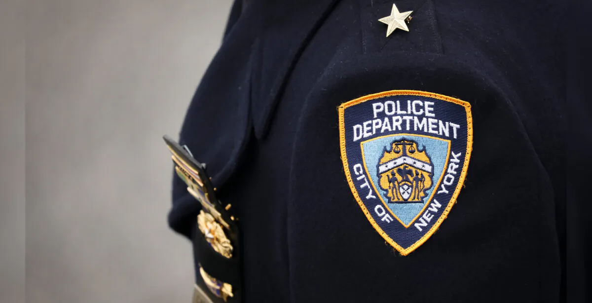A police officer in a file photograph in New York. (Drew Angerer/Getty Images)