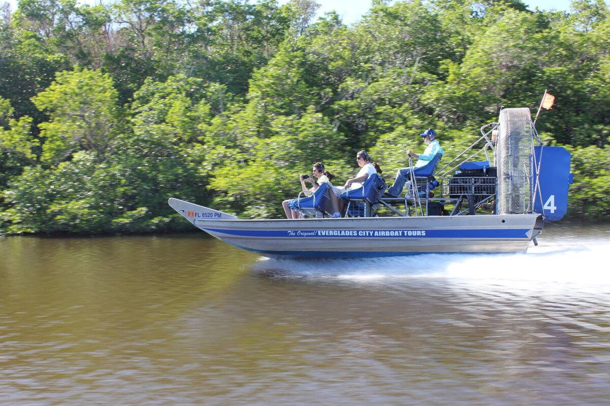 Everglades City Airboat Tours is a third-generation family-owned business. (Courtesy of Everglades City Airboat Tours)