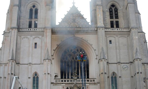 Nantes cathedral fire