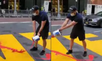 Black Lives Matter Mural Near Trump Tower in Manhattan Defaced