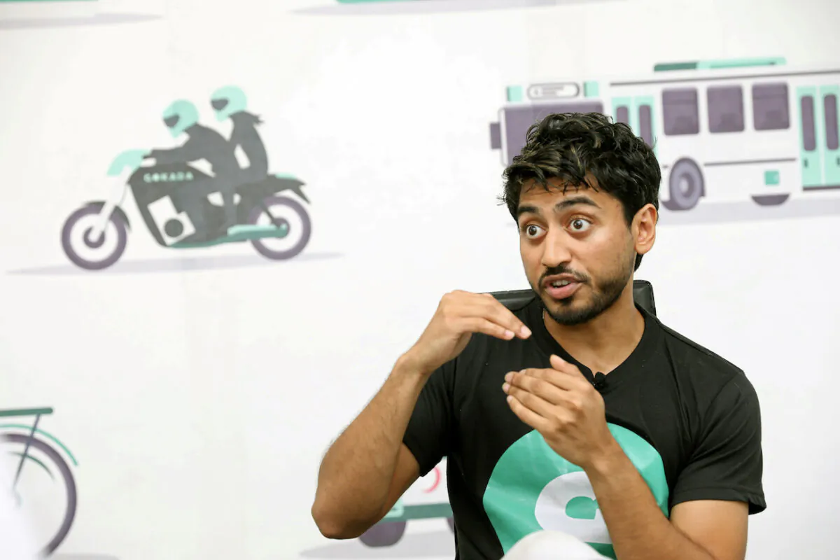 Fahim Saleh, Co-founder/CEO of Gokada in Lagos, Nigeria, on May 3, 2019. (Reuters/Temilade Adelaja)