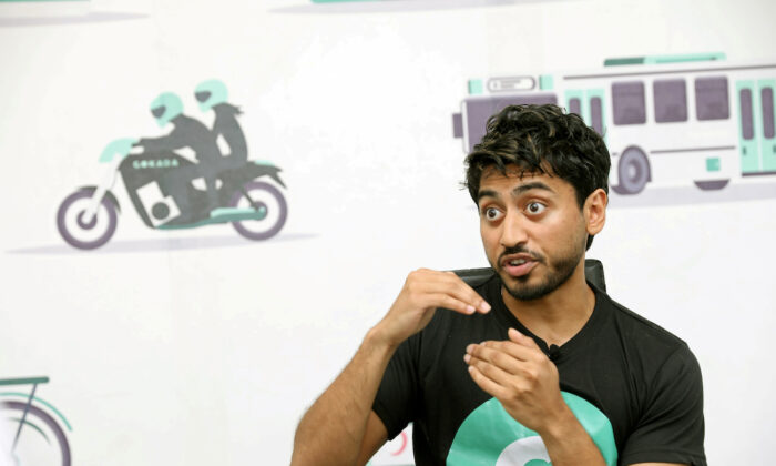 Fahim Saleh, Co-founder/CEO of Gokada in Lagos, Nigeria, on May 3, 2019. (Reuters/Temilade Adelaja)