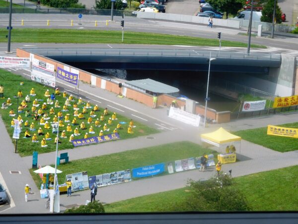 Falun Gong- EU -Strasbourg-rally