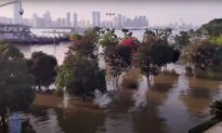 River Levels Much Higher Than Street Level in Wuhan