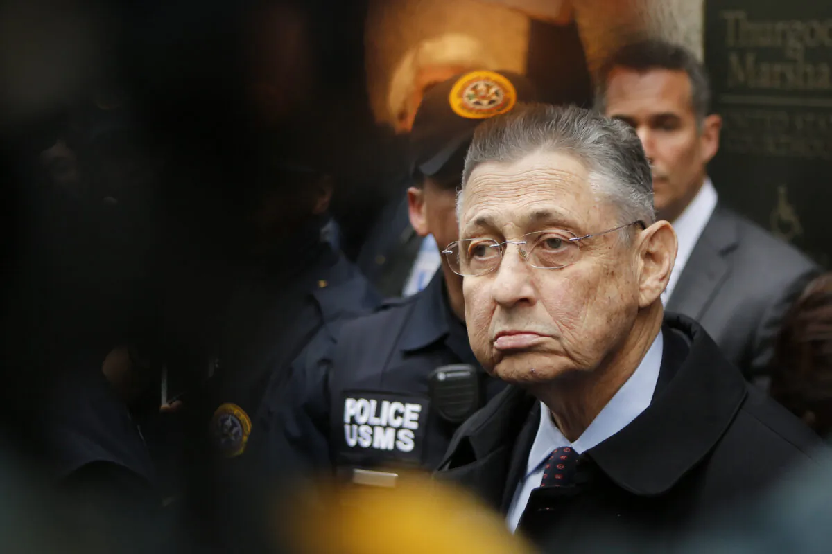 Former New York State Assembly Speaker Sheldon Silver exits federal court in New York City,  N.Y., on May 3, 2016. (Eduardo Munoz Alvarez/Getty Images)