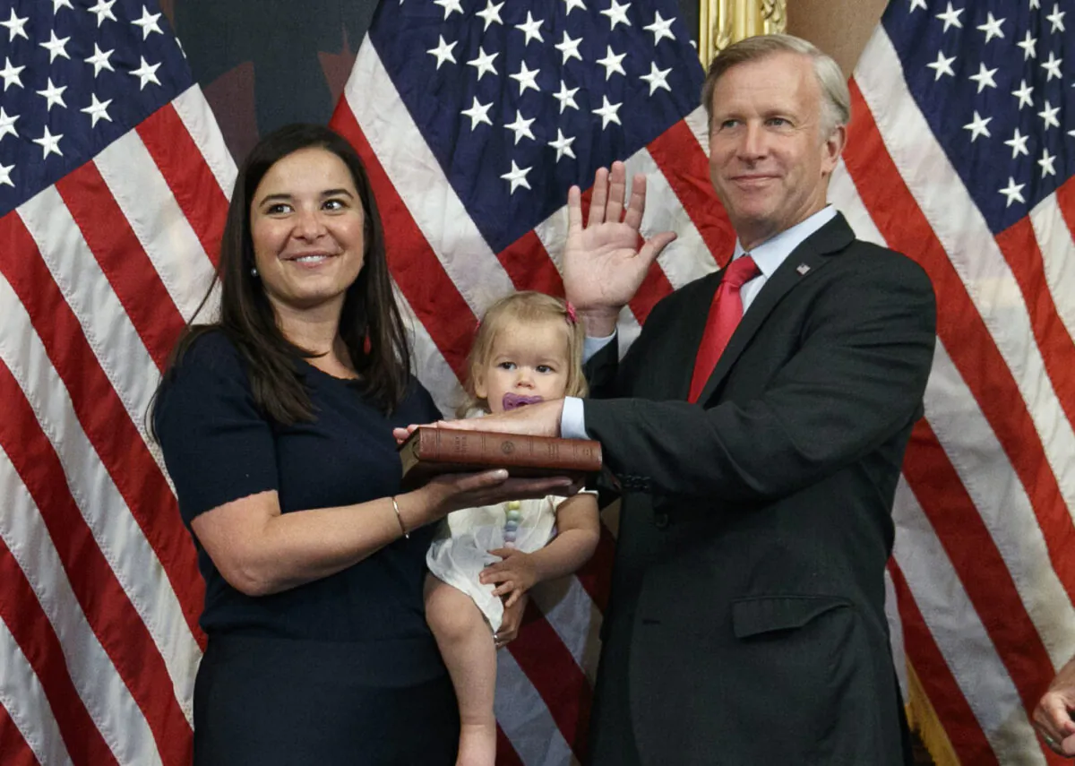 Congressman-elect Chris Jacobs (R-N.Y.) on Capitol Hill in Washington on July 21, 2020. (Jacquelyn Martin/AP Photo)