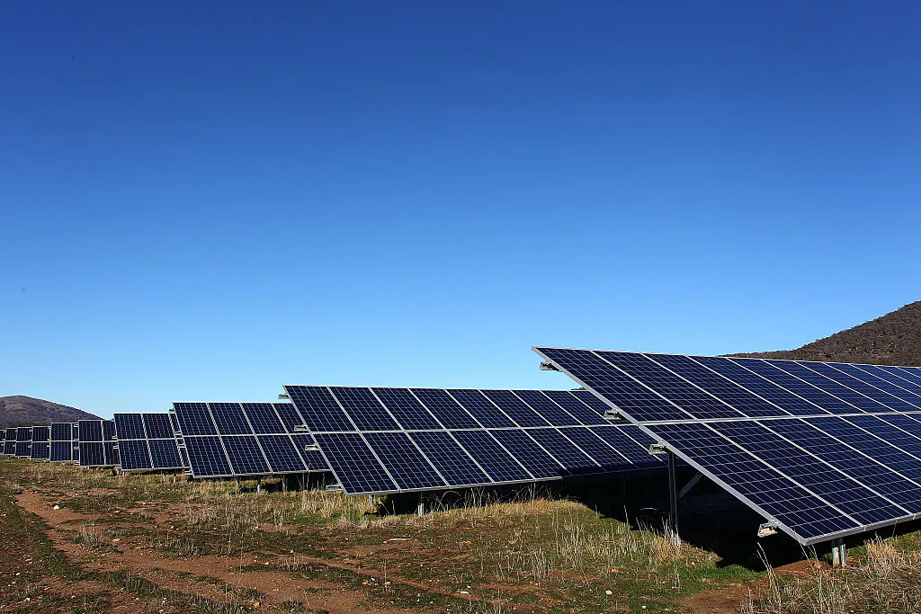The Royalla Solar Farm on June 28, 2016 in Canberra, Australia. (Lisa Maree Williams/Getty Images)