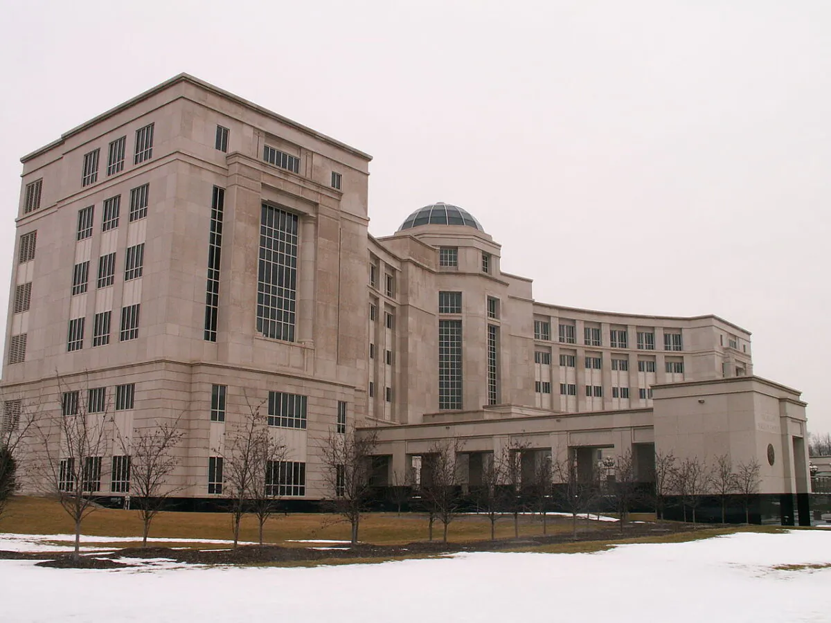 The Hall of Justice, home of Michigan's Supreme Court, in Lansing, Mich. (Phillip Hofmeister/GFDL)