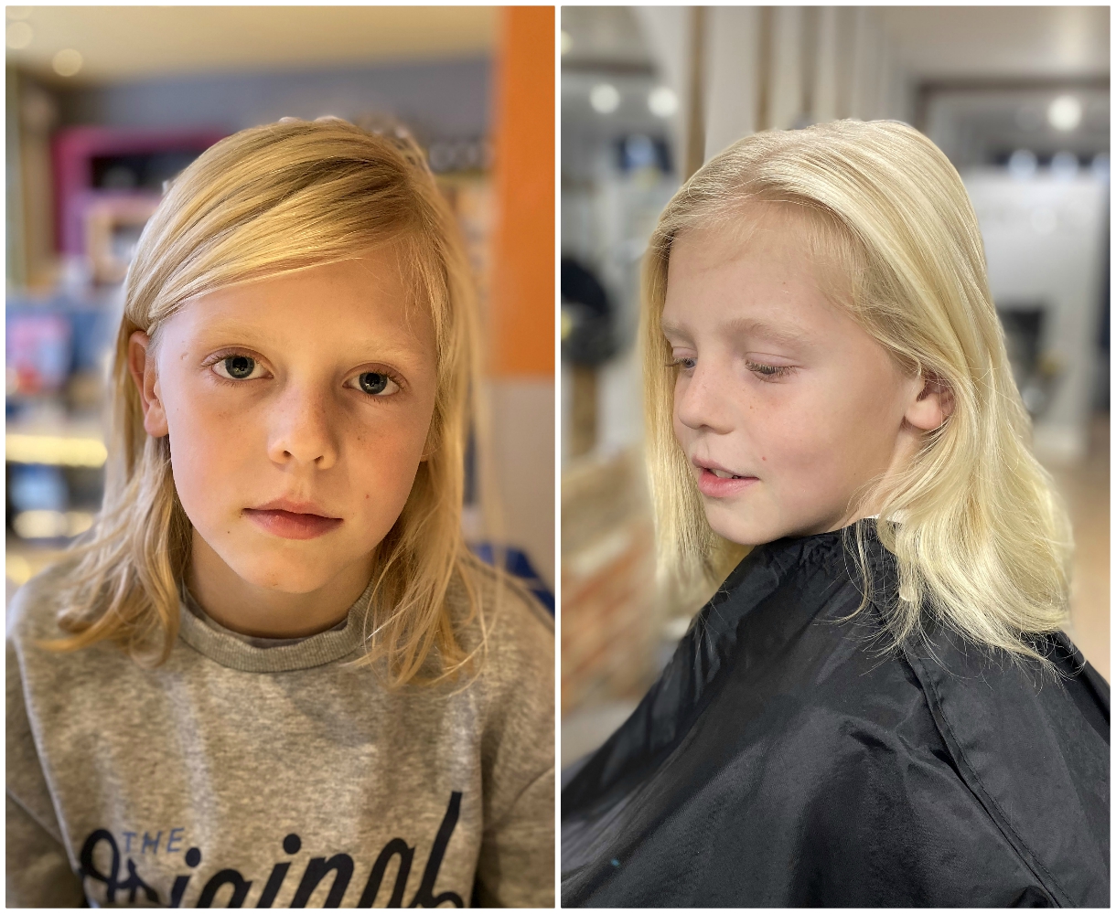 Boy Endures Teasing for 'Looking Like a Girl' Only to Donate Hair to a Cancer Charity Boy Endures Teasing for 'Looking Like a Girl' Only to Donate Hair to a Cancer Charity