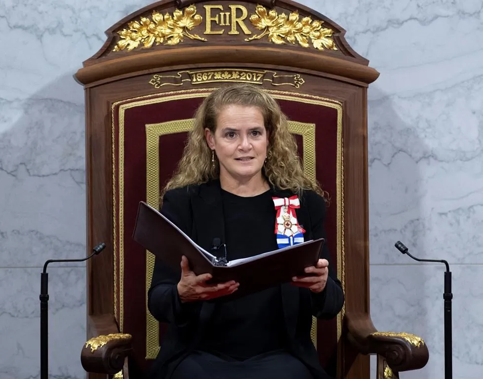 Governor General Julie Payette delivers the Throne Speech in the Senate chamber on December 5, 2019 in Ottawa. (Sean Kilpatrick/The Canadian Press)