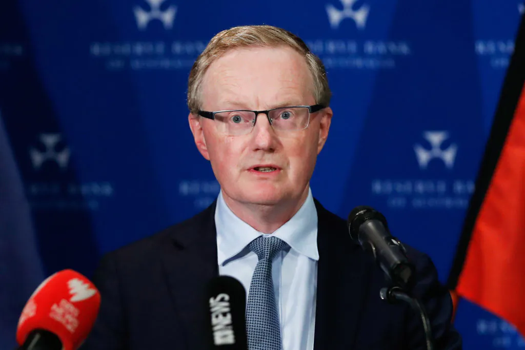 Governor of the Reserve Bank of Australia, Philip Lowe, makes a speech on March 19, 2020 in Sydney, Australia. (Brendon Thorne/Getty Images)