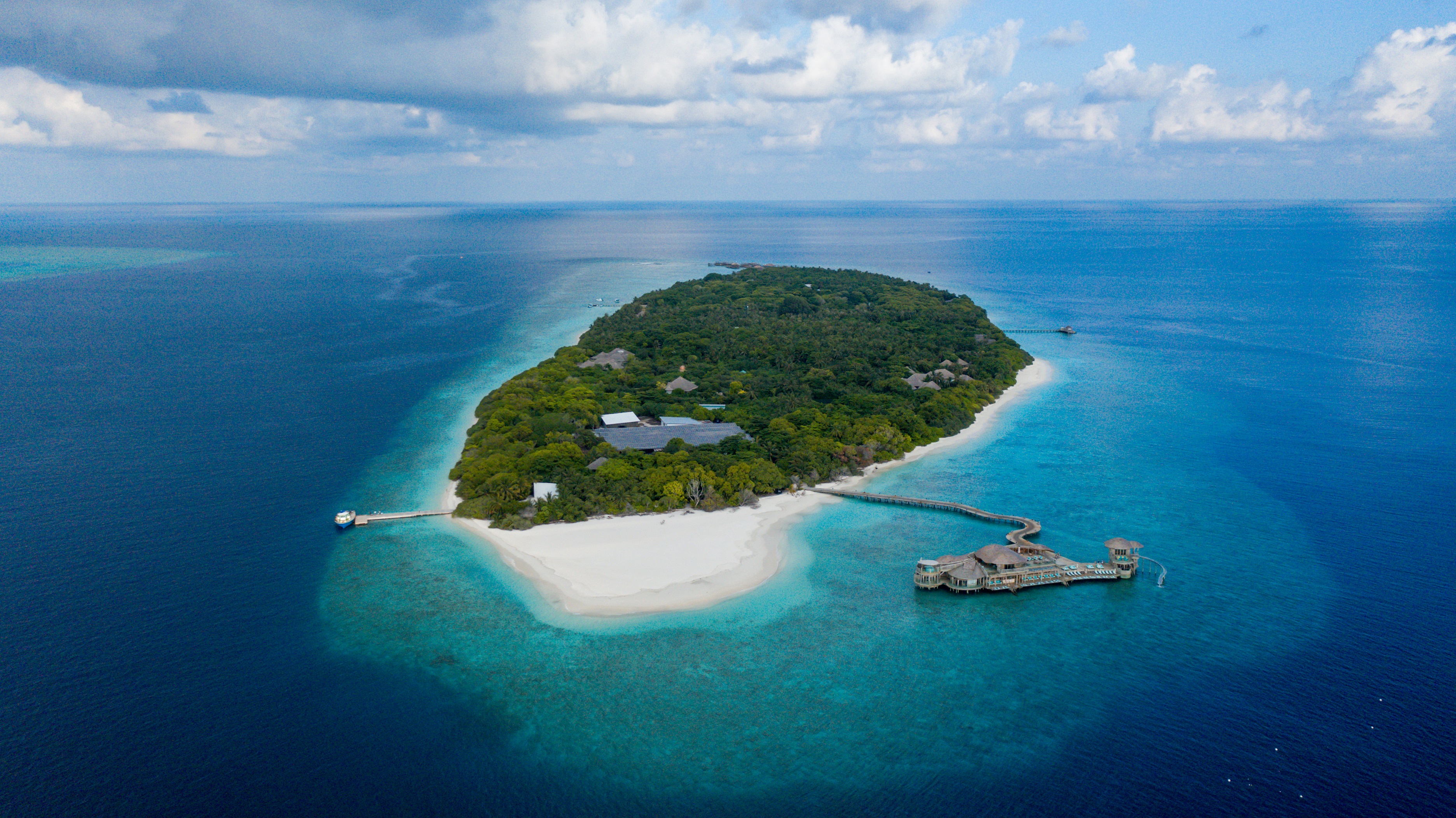 Soneva Fushi Island - Aerial